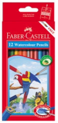 Picture of PENCIL COLOURED FABER R/RANGE WATER/COL