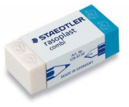 Picture of ERASERS STAEDTLER DUO PLASTIC 526BT30