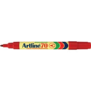 Picture of MARKER ARTLINE #70 BULLET TIP RED