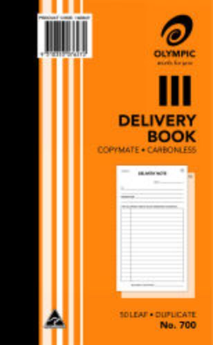 Picture of DELIVERY BOOK OLYMPIC 700 DUP C/LESS 8X5