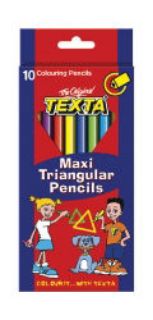 Picture of PENCIL COLOURED TEXTA MAXI  PK10