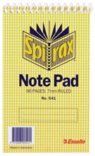 Picture of NOTE BOOK SPIRAX 541 T/O