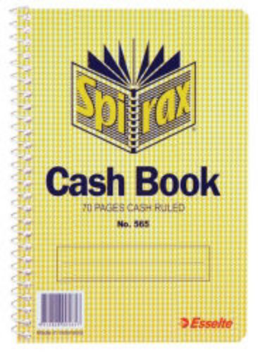 Picture of CASH BOOK #565 SPIRAX