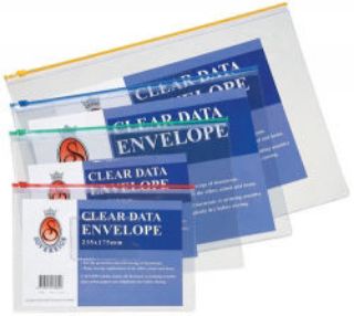 Picture of DATA ENVELOPE SOV 330X240 CLEAR