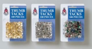 Picture of DRAWING PINS SOVEREIGN SILVER  PK 100