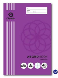 Picture of GRID BOOK A4 7MM G748 48PG