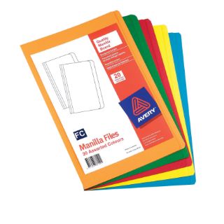 Picture of MANILLA FOLDER ASSORTED COLOURS