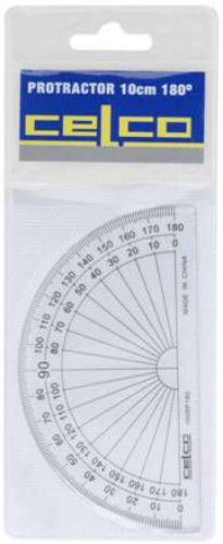 Picture of PROTRACTOR 180 DEGREES 10cm