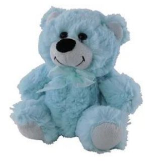 Picture of BEAR JELLY LT BLUE 40CM