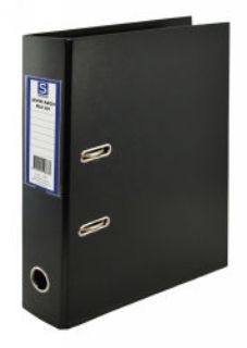 Picture of LEVER ARCH FILE A4 PVC BLACK