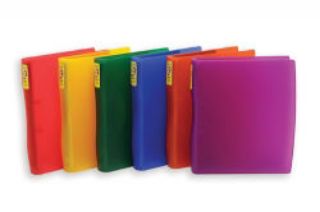 Picture of BINDER 2RING A4 GLOSS ASSORTED