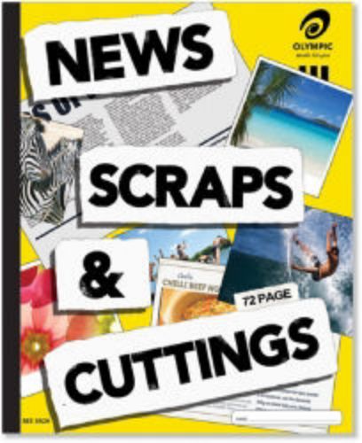 Picture of NEWS SCRAPS & CUTTINGS SCRAPBOOK