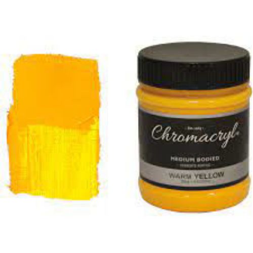 Picture of CHROMACRYL WARM YELLOW 250ML