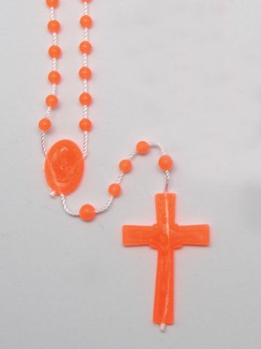 Picture of PLASTIC ROSARY FLURO