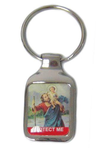 Picture of KEYRING ST CHRISTOPHER SQUARE COL