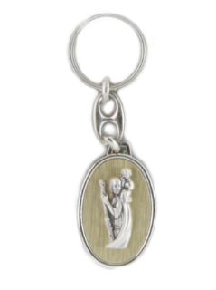 Picture of KEYRING ST CHRISTOPHER 2 METALS