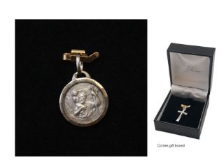 Picture of ST CHRISTOPHER MEDAL ST/SIL