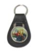 Picture of KEYRING ST CHRISTOPHER LEATHER