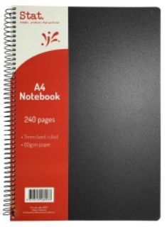 Picture of A4 NOTEBOOK STAT PP 240P