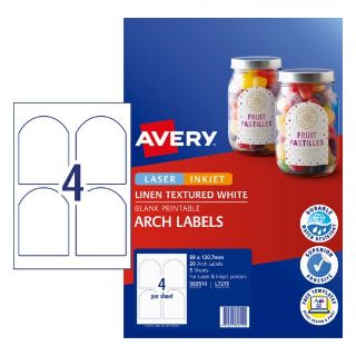 Picture of AVERY ARCHED LABELS